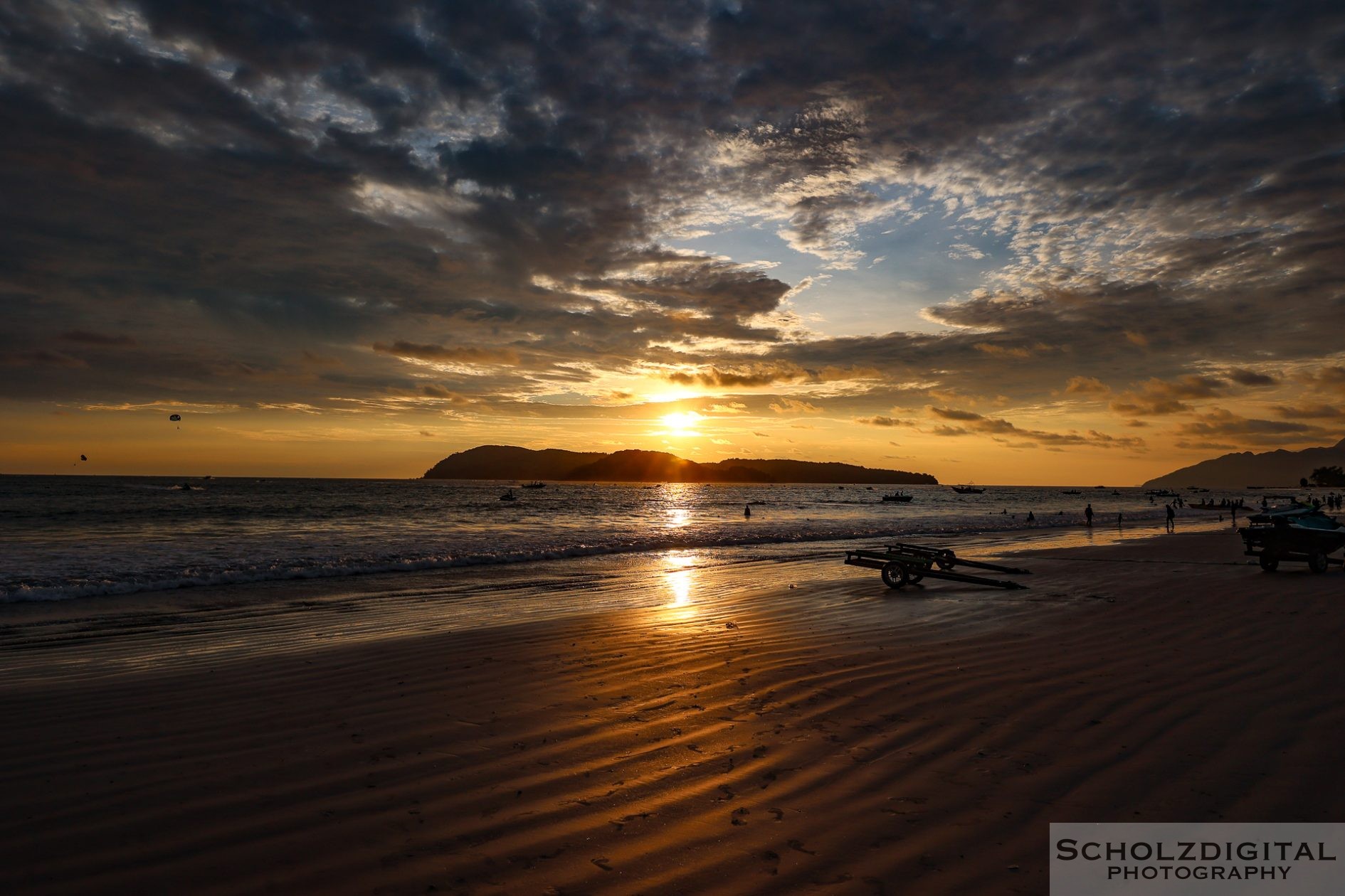 Langkawi Cenang Beach Sunset Sonnenuntergang