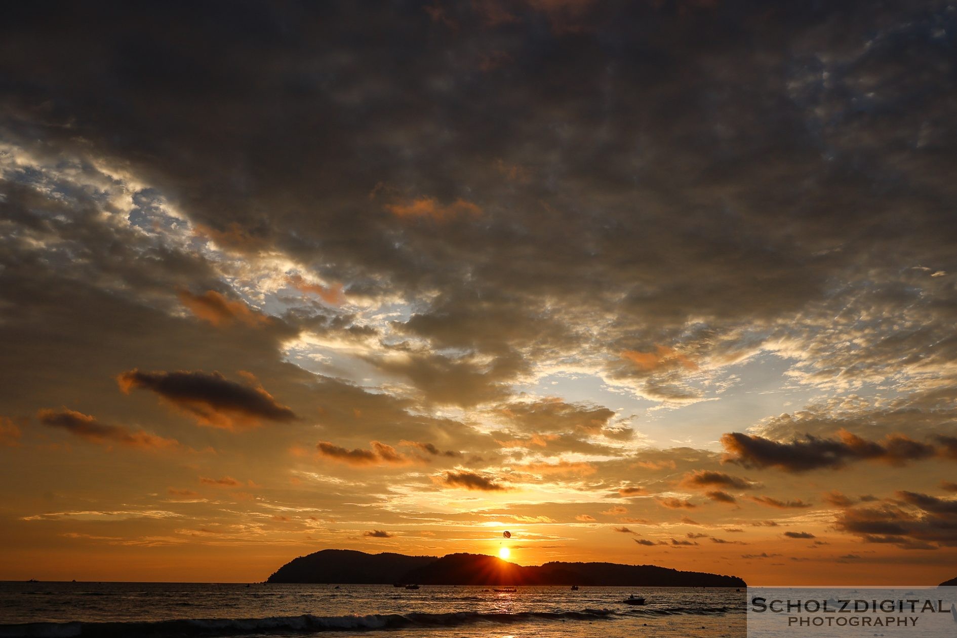 Lankawi Cenang Beach Sunset Sonnenuntergang